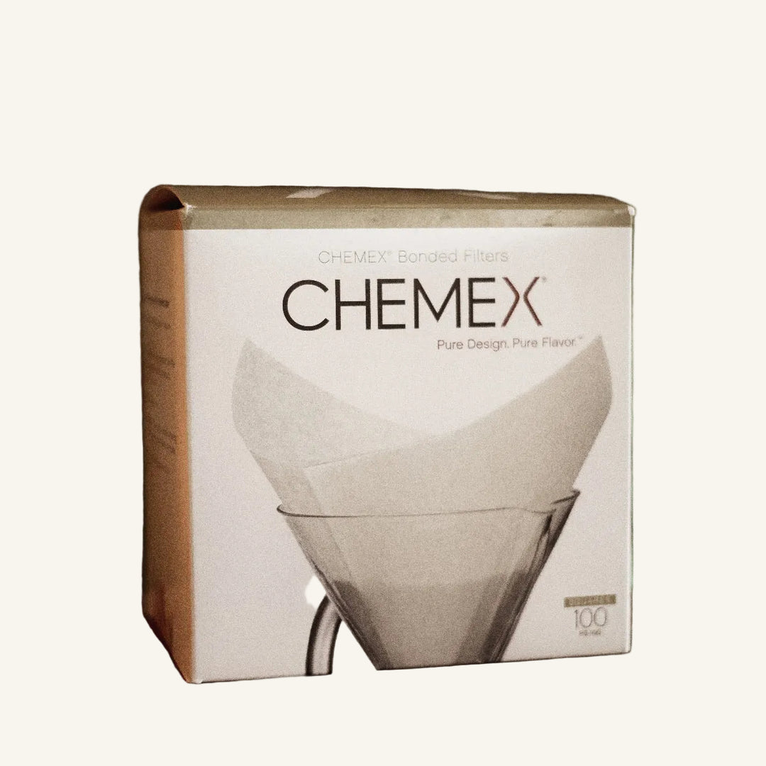 100 count box of Chemex bonded coffee filters